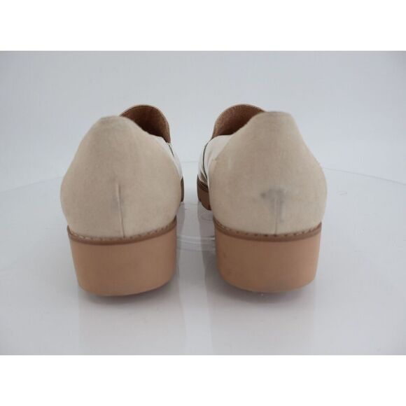 Vionic Shoes Kensley Women 9.5 Wide Ivory Patent Leather Comfort Loafer Chunky - Picture 4 of 12